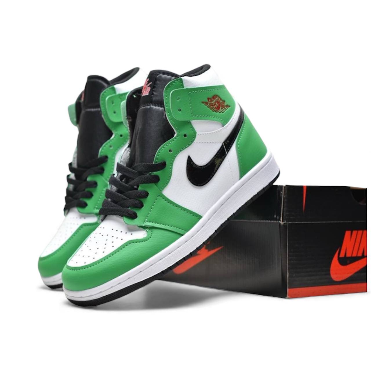 Маратонки AJ 1 Retro High Lucky Green