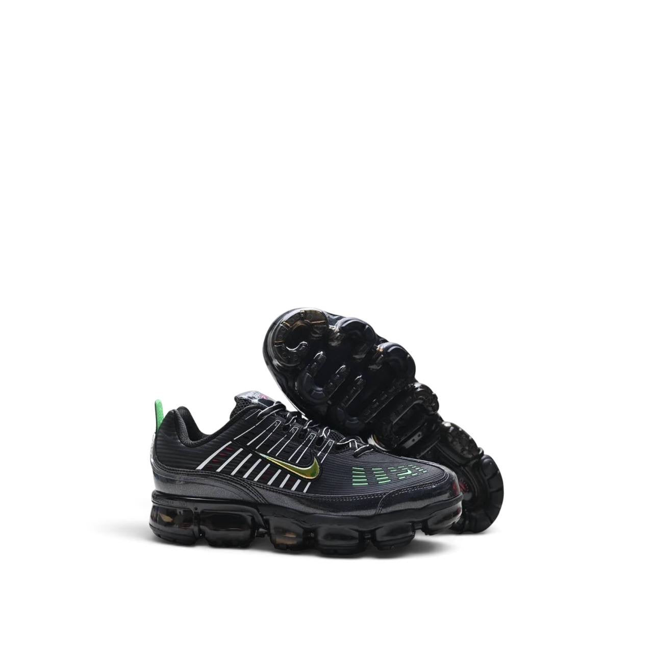 Маратонки Air VaporMax 360 Black Green Strike Pink Blast