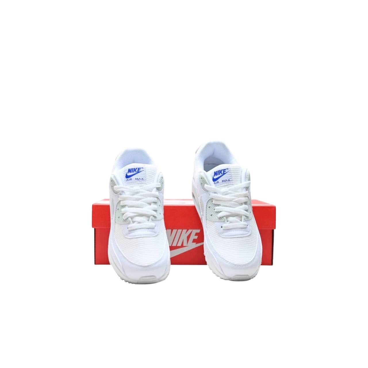 Маратонки Air Max 90 White Lt Smoke Grey