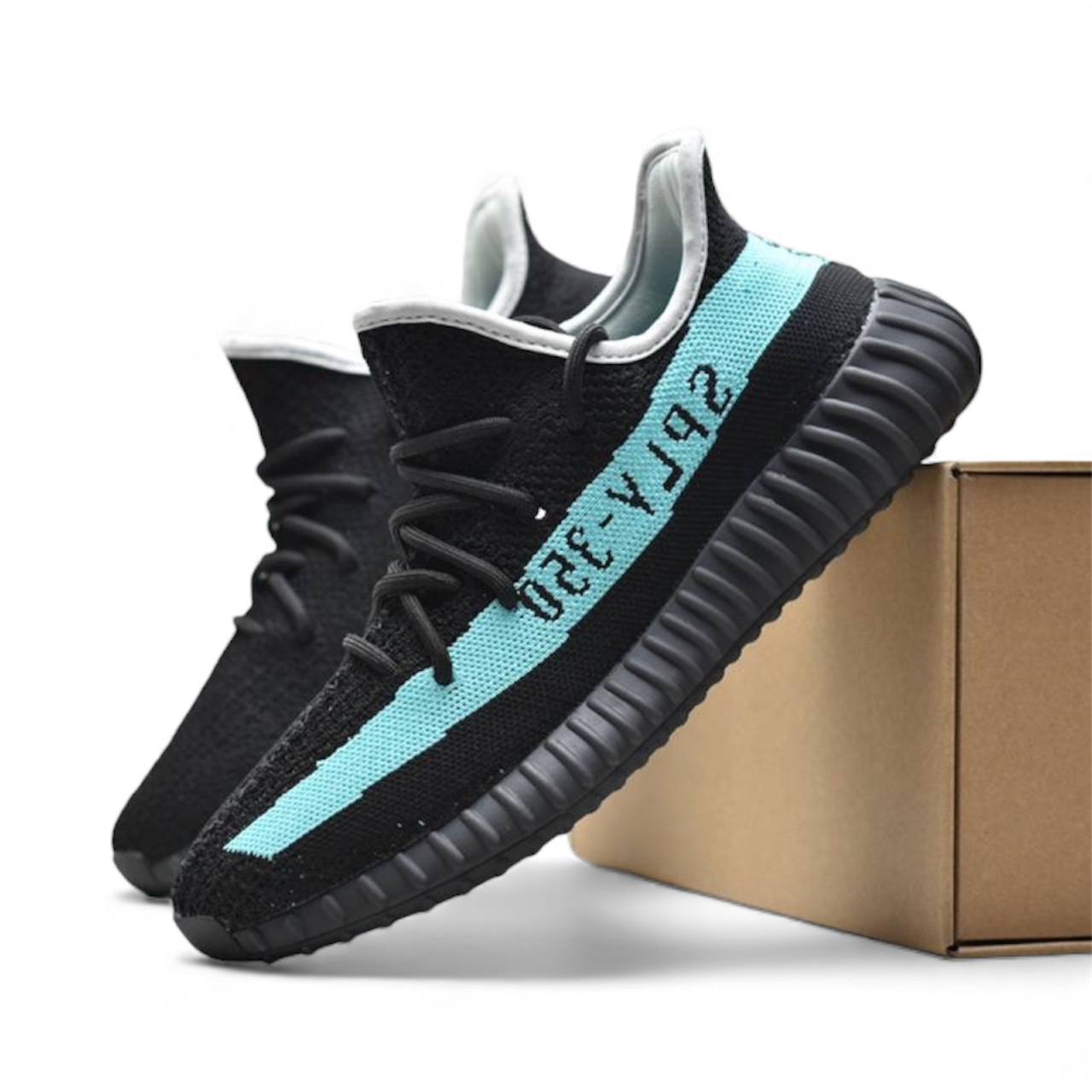 Маратонки Yeezy Boost 350 Black & Blue