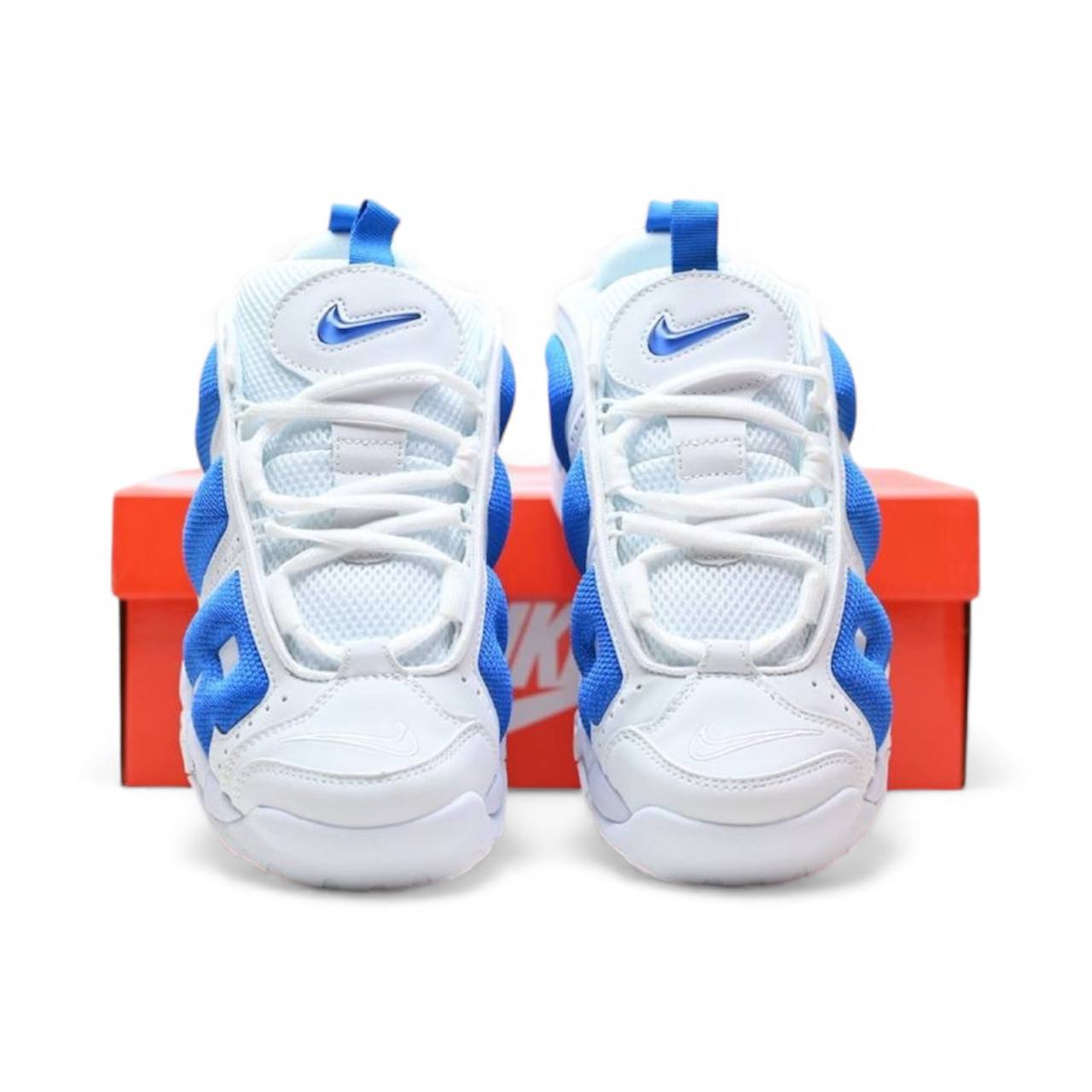 Маратонки Air More Uptempo White & Hyper Royal