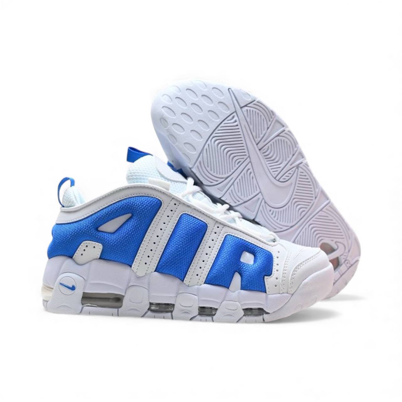Маратонки Air More Uptempo White & Hyper Royal