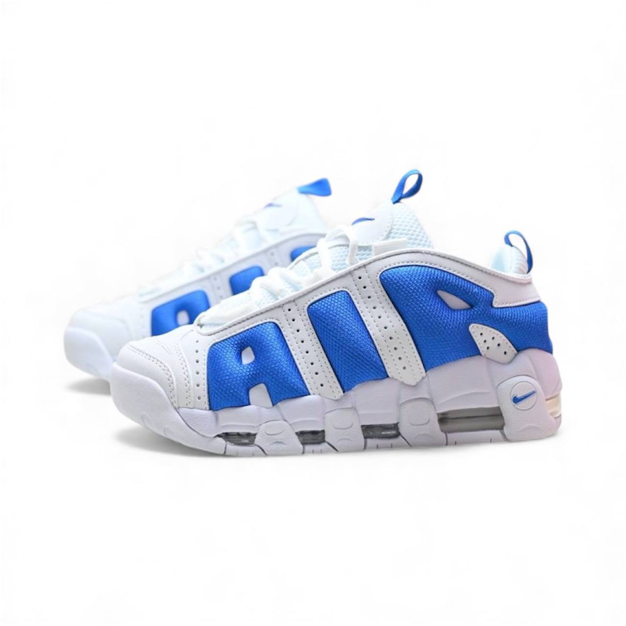 Маратонки Air More Uptempo White & Hyper Royal