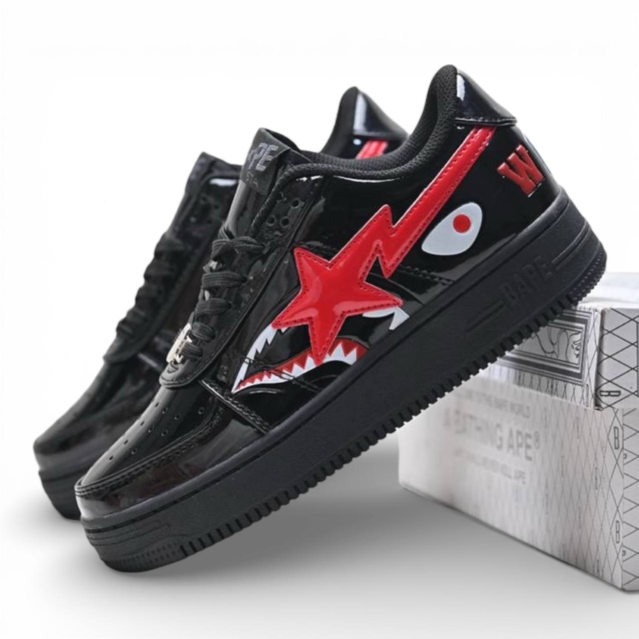 Маратонки BAPE Sta Low Shark Black
