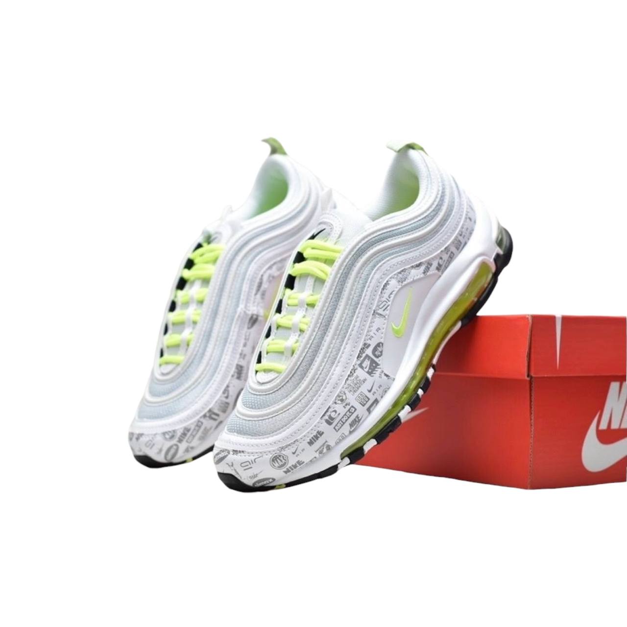 Маратонки Air Max 97 White Volt Black Pure Platinum
