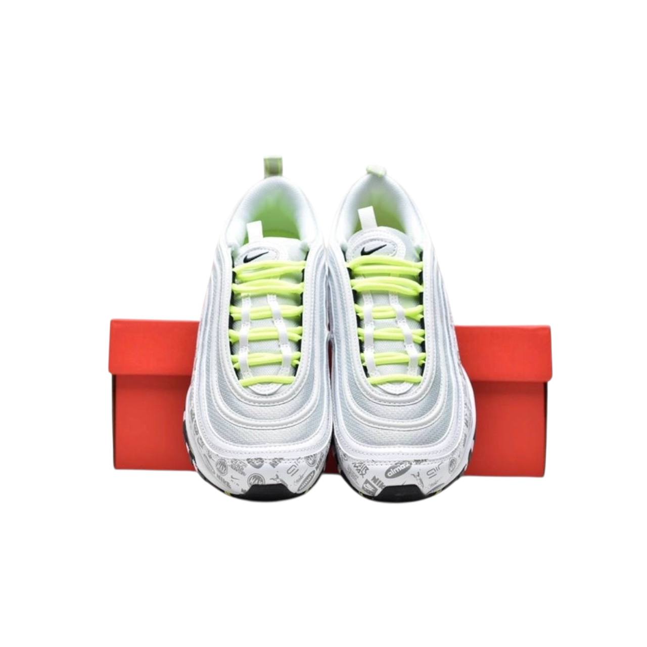 Маратонки Air Max 97 White Volt Black Pure Platinum